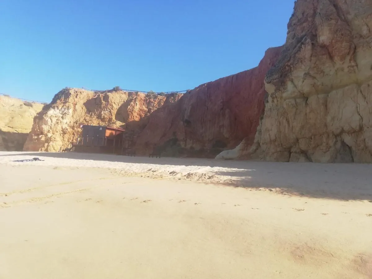 Rocha Praia Mar Beach Front Line Bay Portugal