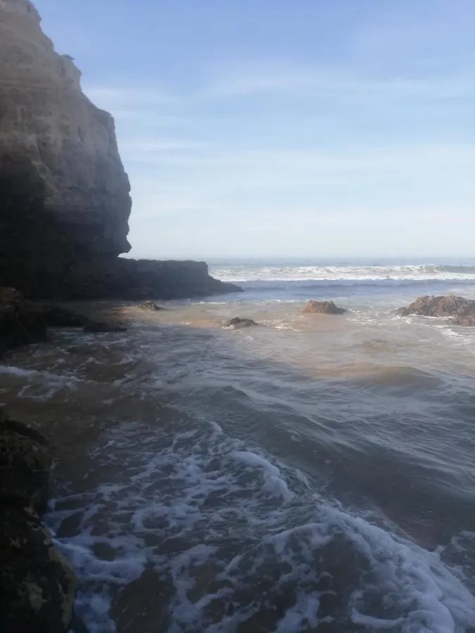 Rocha Praia Mar Beach Front Line Bay Portugal